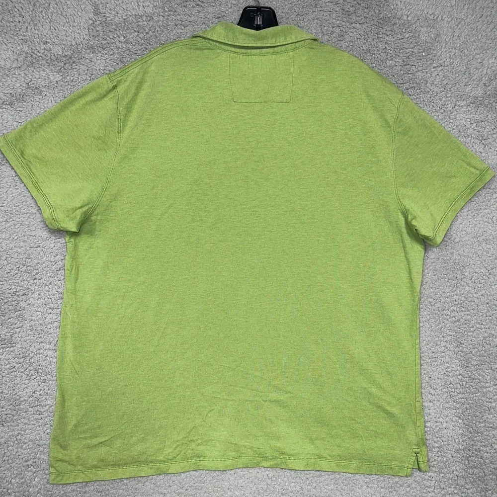 VTG Banana Republic Shirt Men's‎ Size XL Green Fitted Pima Polo Pocket Sri Lanka